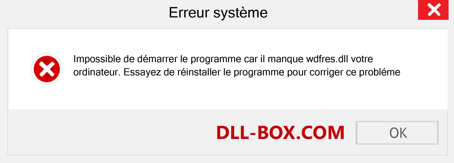 Le fichier wdfres.dll est manquant ?. Télécharger pour Windows 7, 8, 10 - Correction de l'erreur manquante wdfres dll sur Windows, photos, images